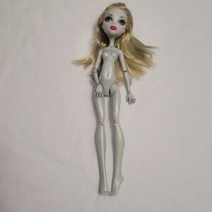 Vintage Mattel 2008 Monster High Dance Class Lagoona Blue Nude Doll